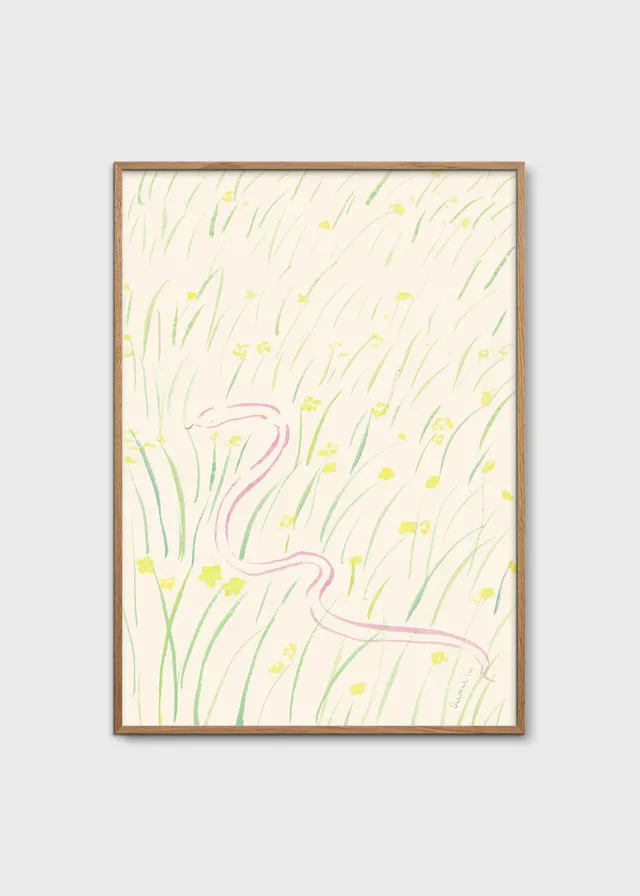 The Poster Club Daffodils and Snake Kunstdruck A4 botanisch