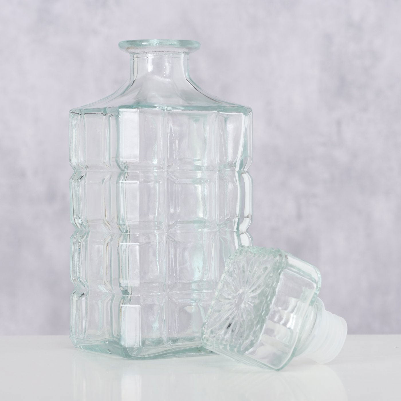 LS-LebenStil Glaskaraffe Kristall 900ml Whisky Dekanter