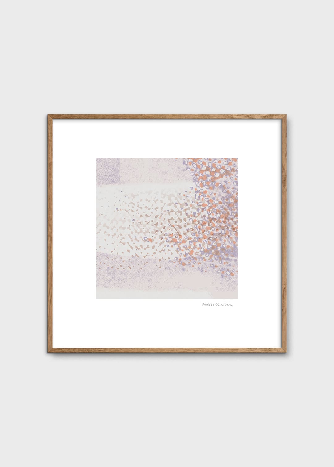 The Poster Club Art Prints Impact No. 3 Poster 50x50 cm rosa