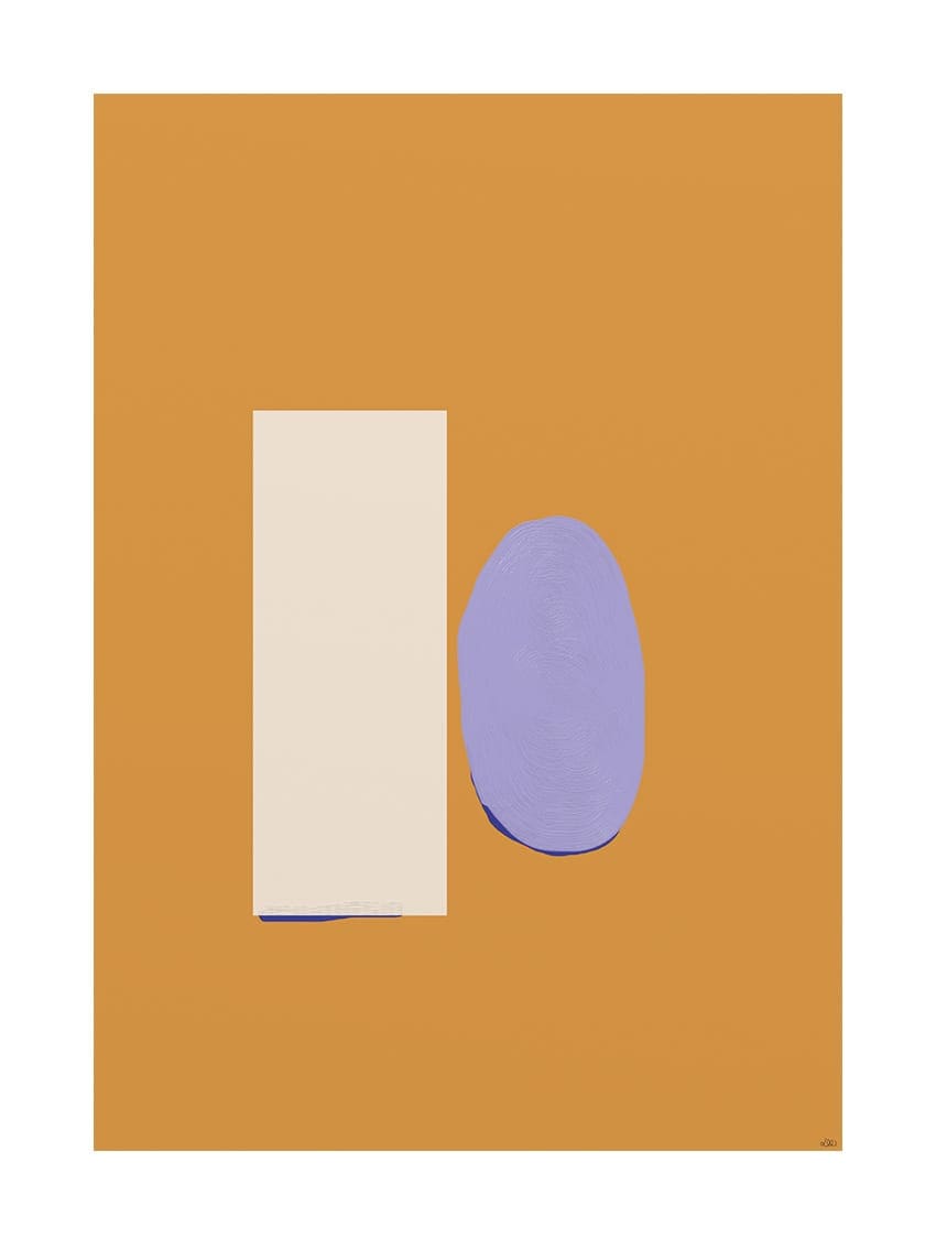 The Poster Club Art Prints Summer House Poster 30x40 cm Orange