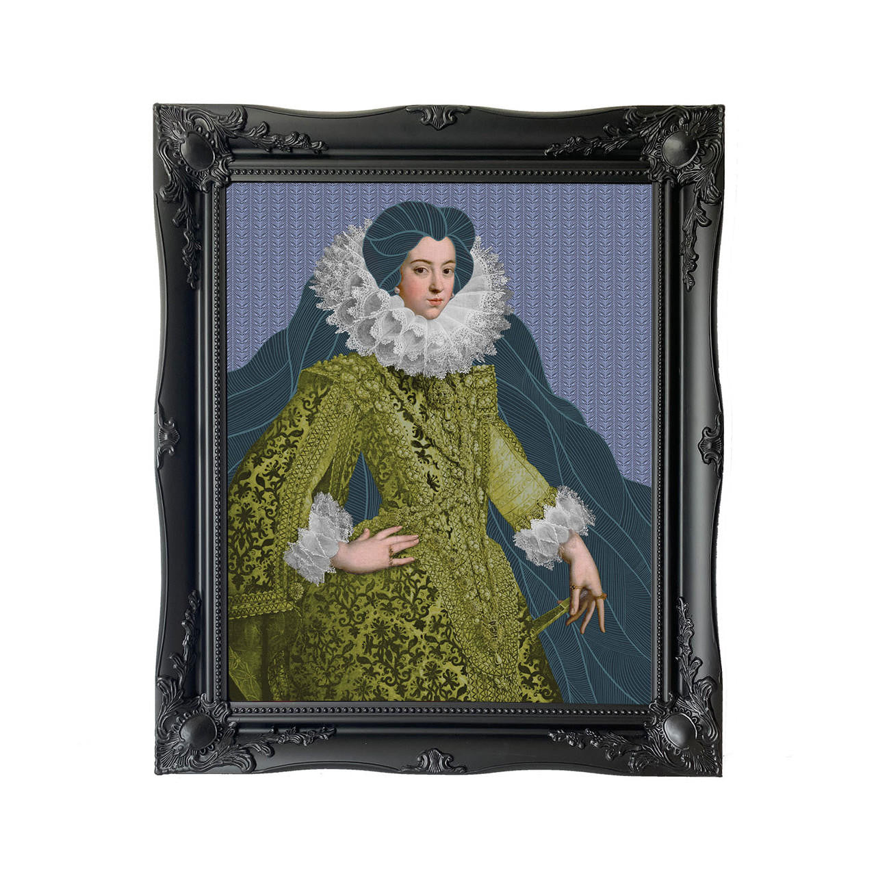 Mineheart Wall Art Noble Isabel Leinwandbild 61x81cm Grün