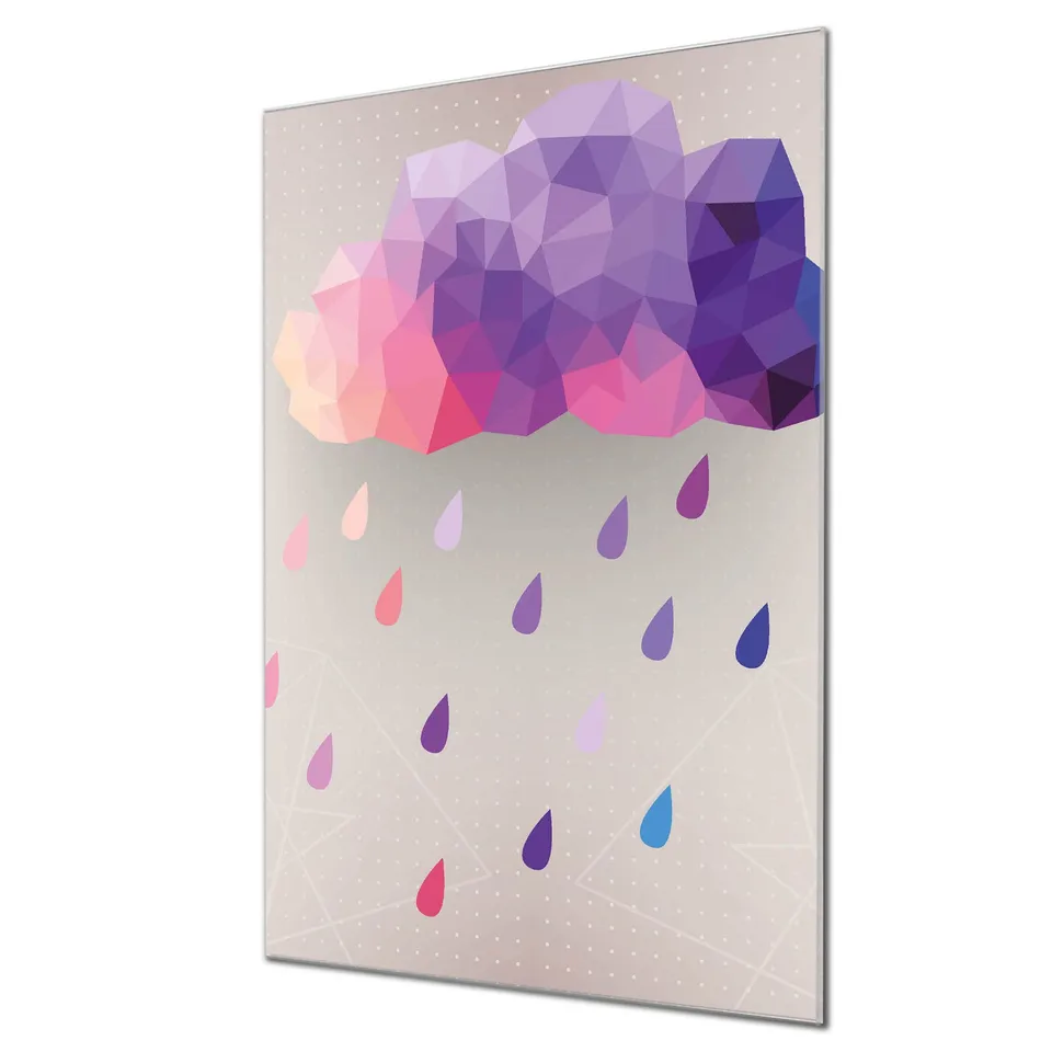 Banjado Magnettafel Regenwolke Magnetboard 60x40 cm Kinder