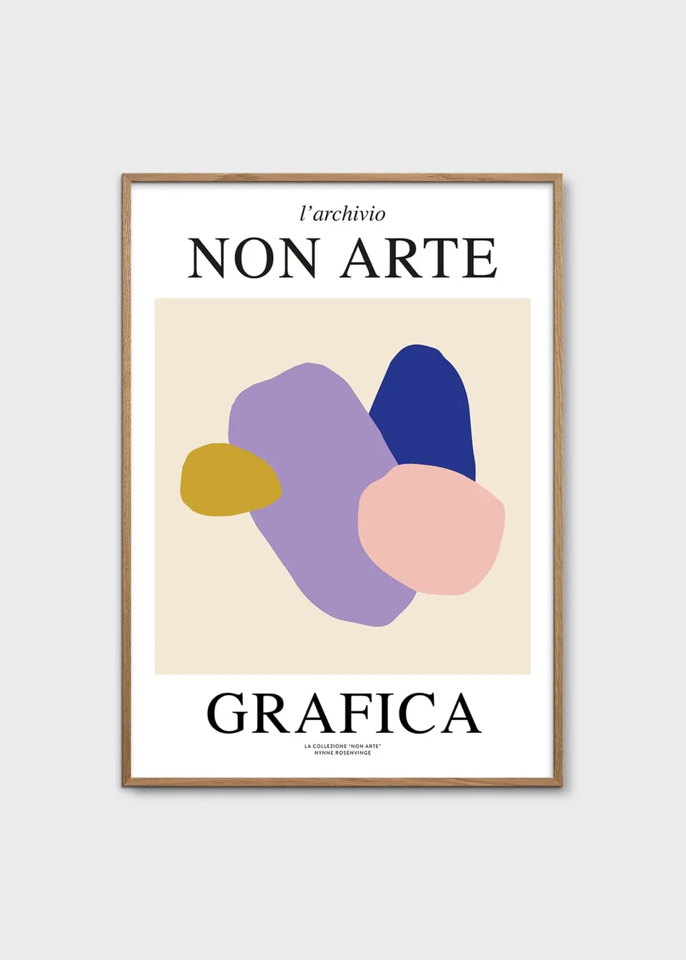 The Poster Club Non Arte Grafica 01 Kunstdruck 50x70 beige