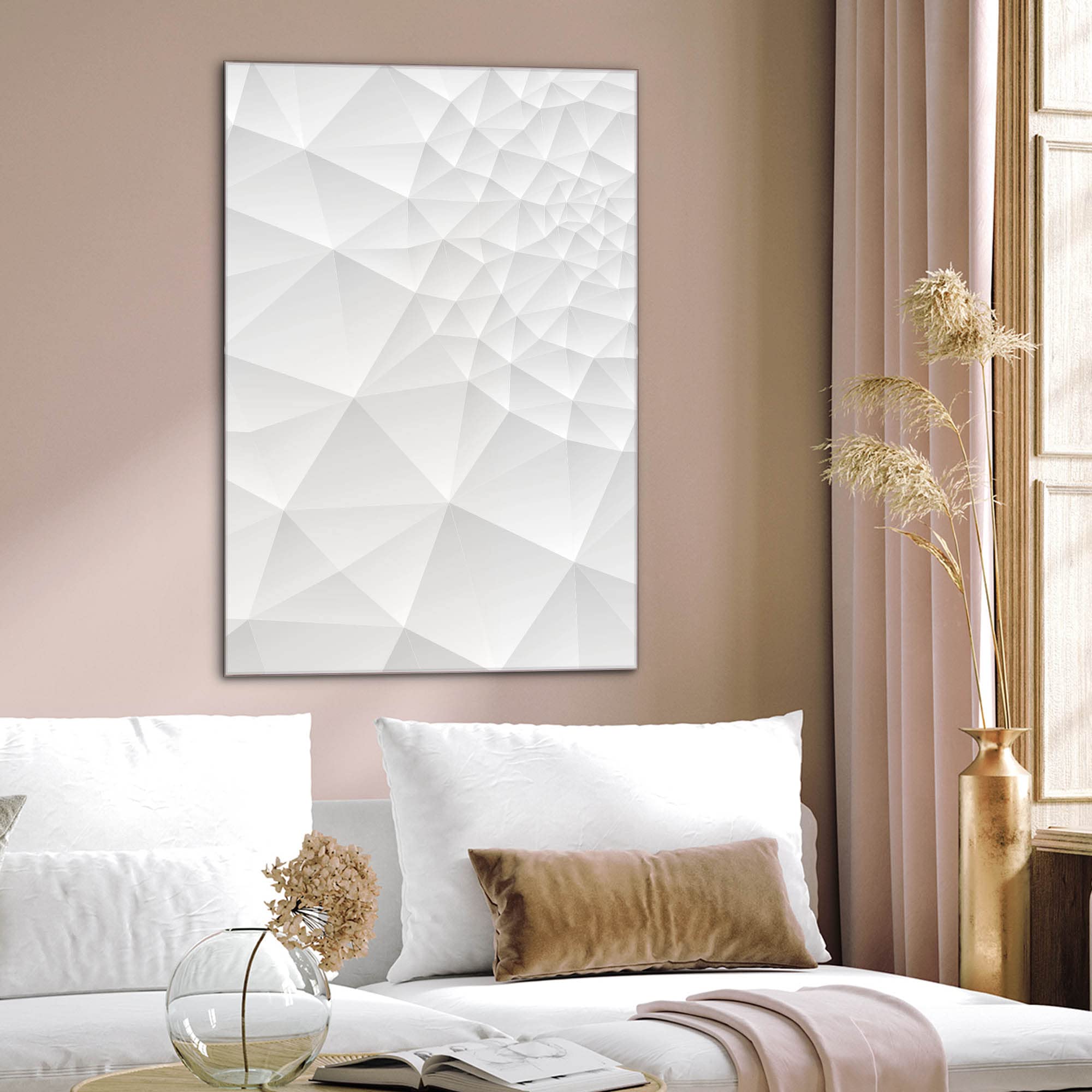 Banjado Magnettafel Nautilus Glas 40x60 cm abstrakt