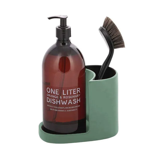 LS-LebenStil Leaf Spülbecken Organizer Grün Keramik 16cm