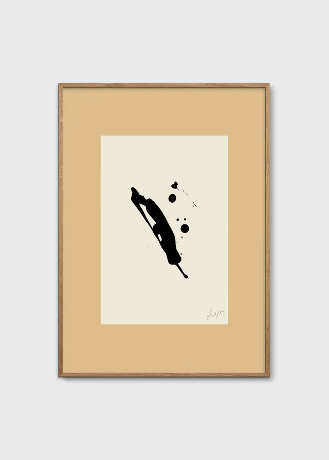 The Poster Club Imagine Poster 30x40 cm beige-schwarz