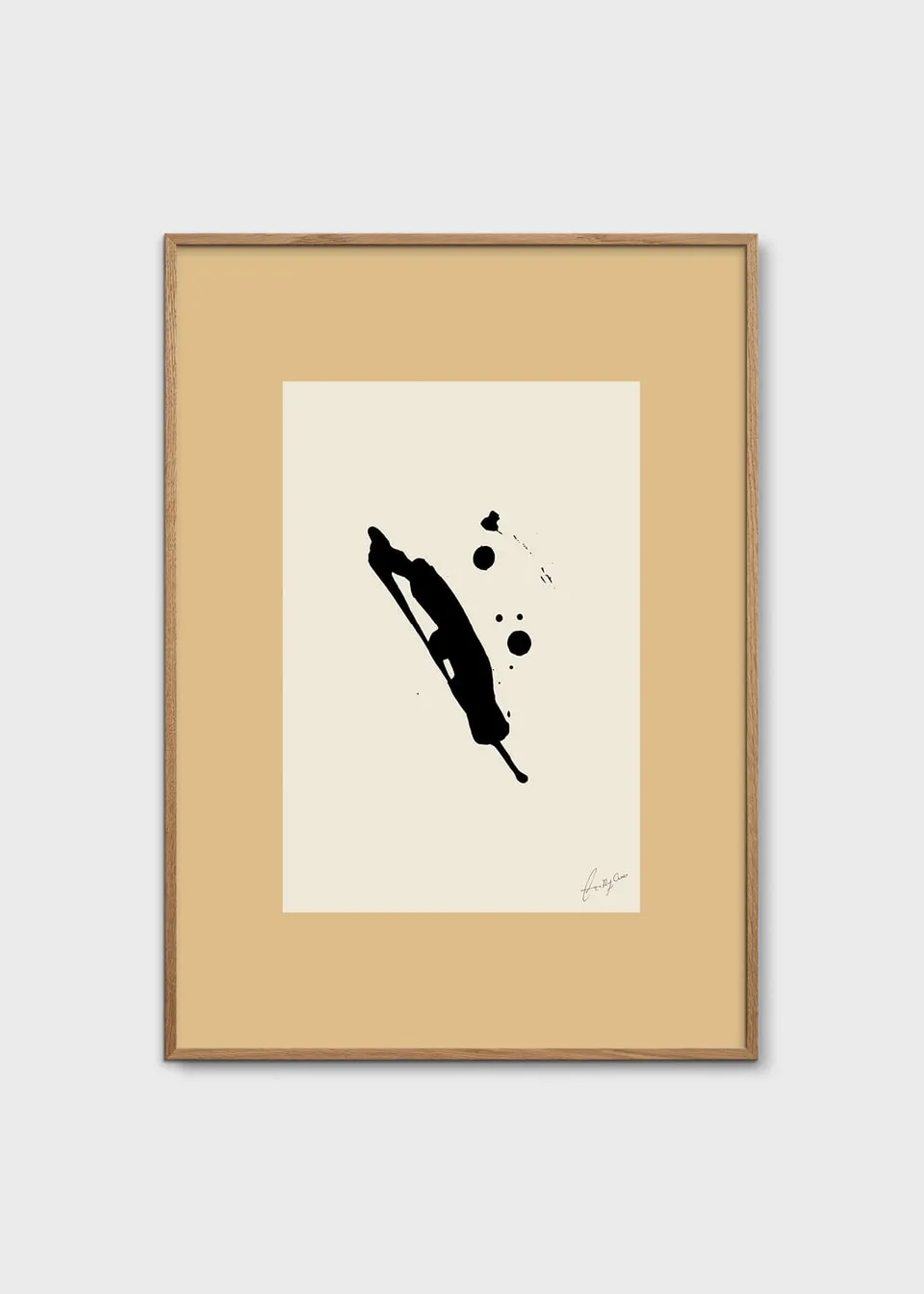 The Poster Club Imagine Poster 30x40 cm beige-schwarz