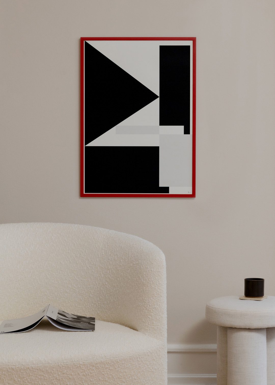 The Poster Club Composition 02 Poster 30x40 cm beige