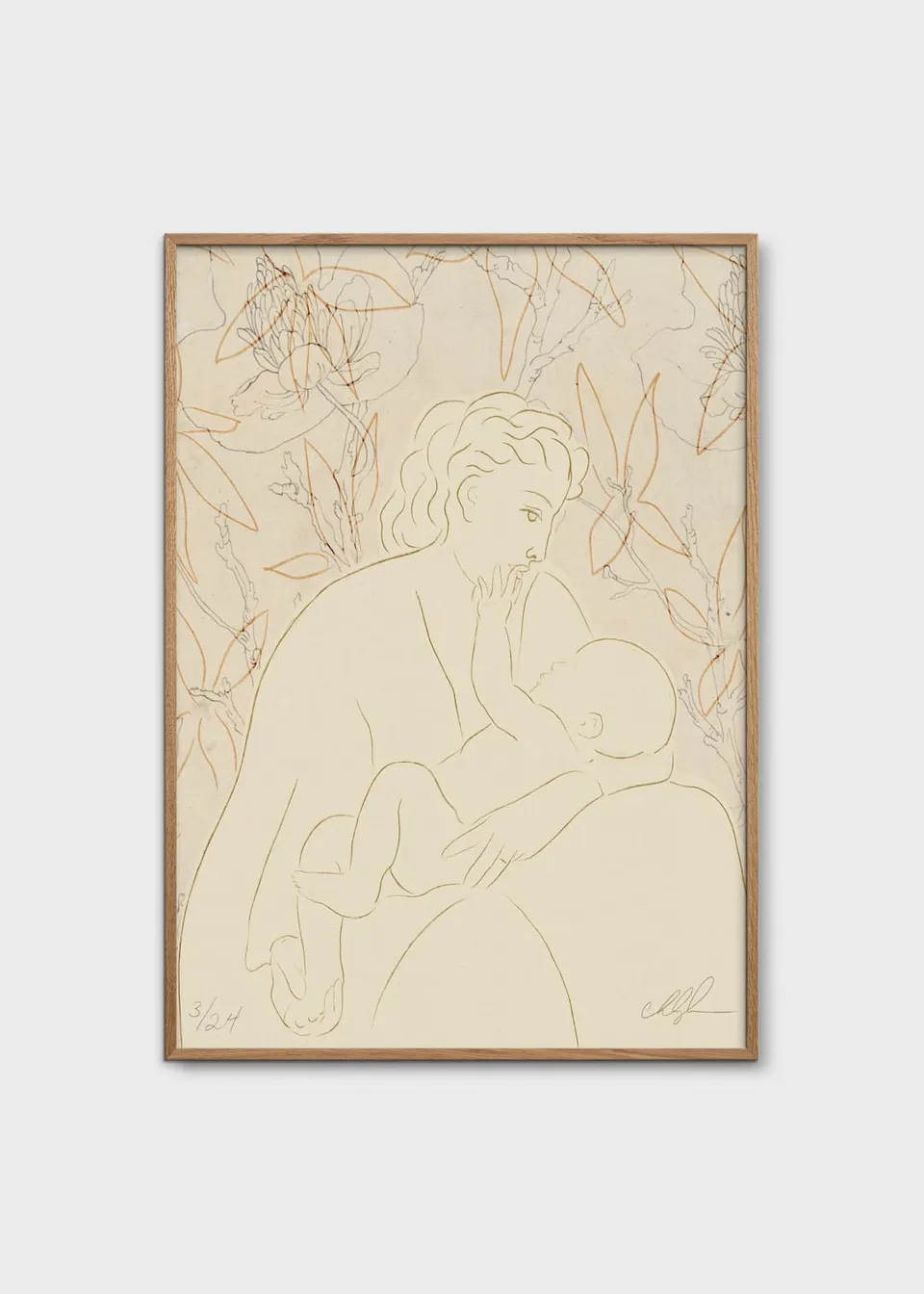 The Poster Club Art Prints Belonging to You Poster A4 beige
