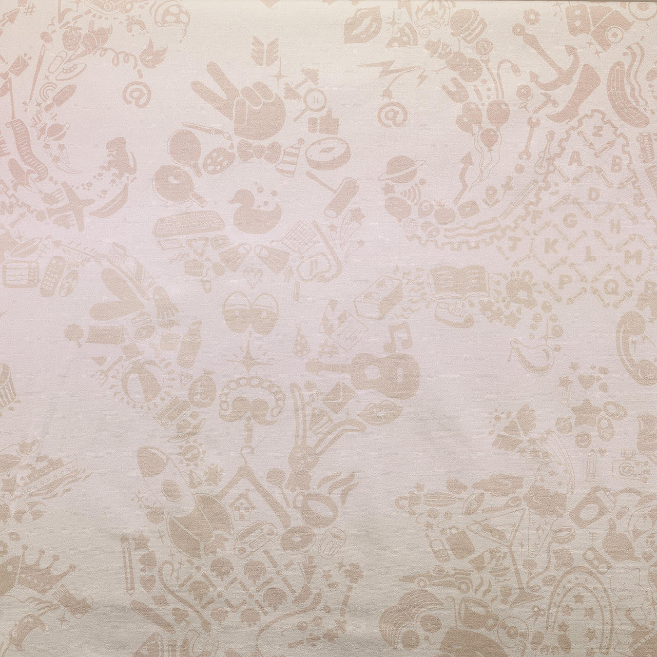 Mineheart New World Damask Stoff Pink Baumwolle 150cm