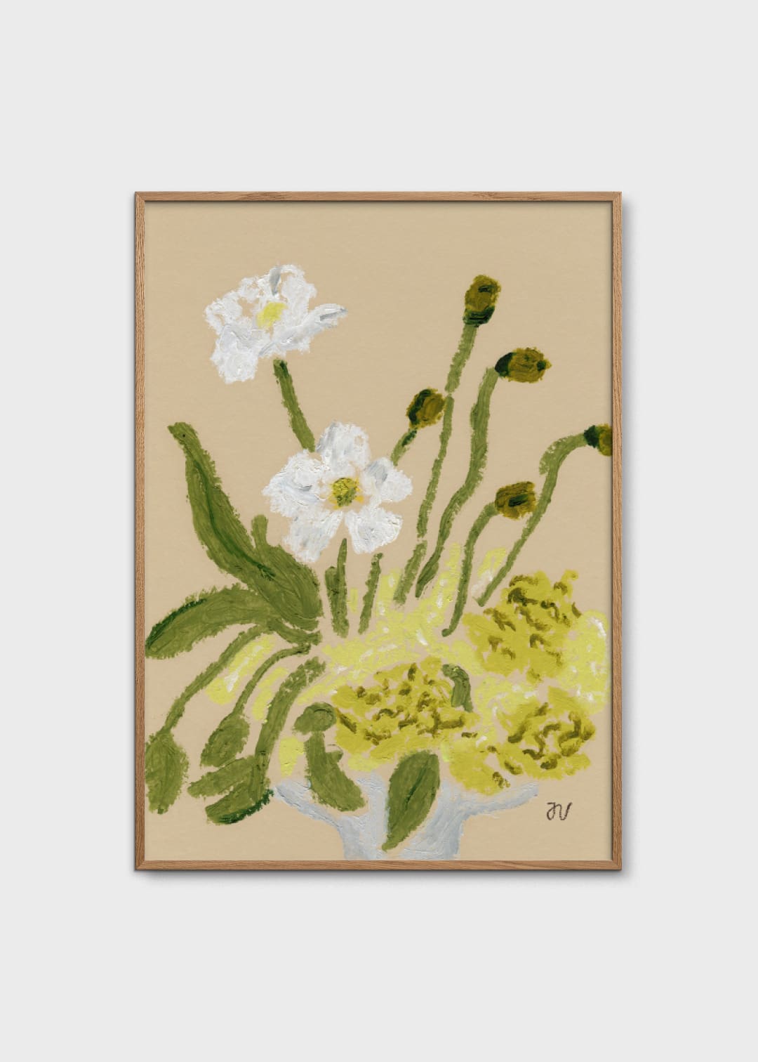 The Poster Club Art Prints Spring Blossom Poster A4 grün