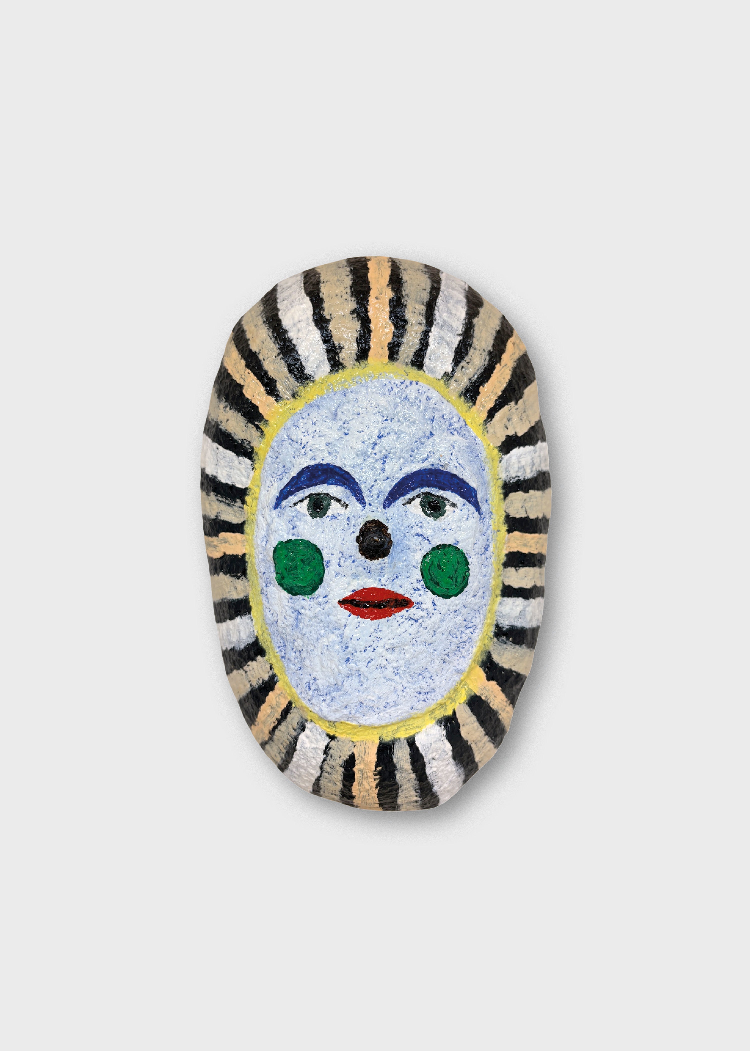 The Poster Club Art Prints Mask No. 264 Wandobjekt 13x21 cm beige