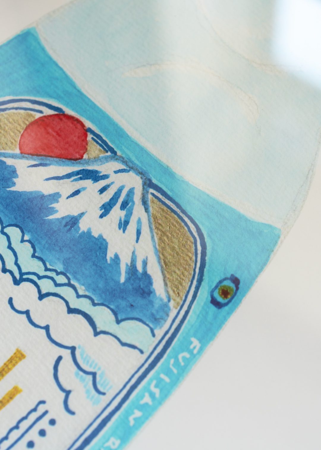 The Poster Club Art Prints Fujisan Ramune Poster 30x40 Küche