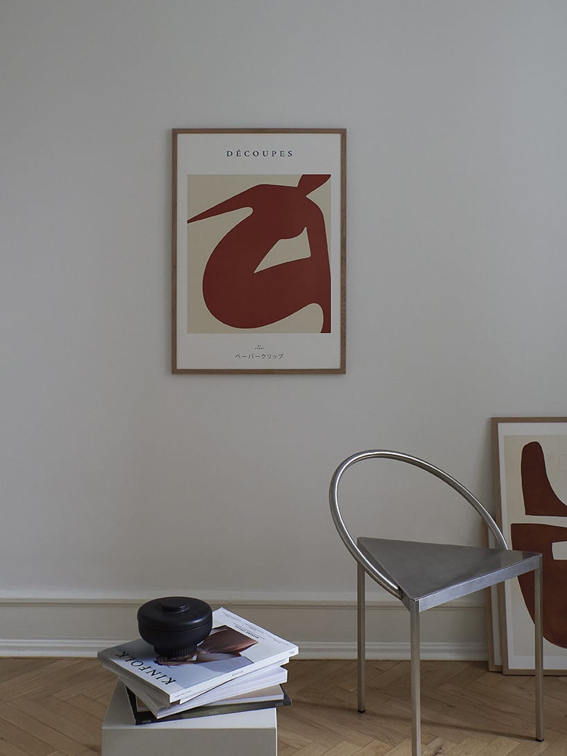 The Poster Club Decoupes Poster 30x40 cm beige-rot