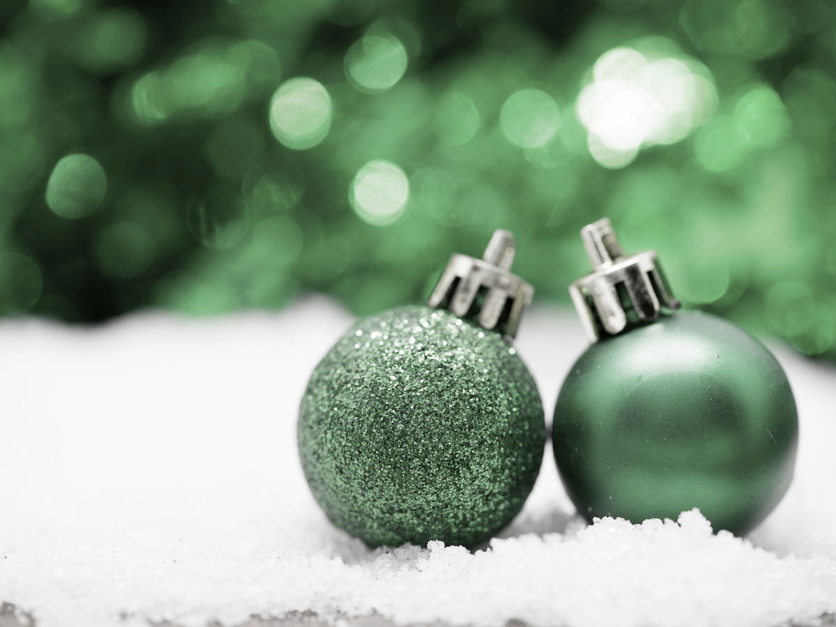 LS-LebenStil Möbel & Wohnen Weihnachtskugel 30er Rosmarin Grün bruchsicher