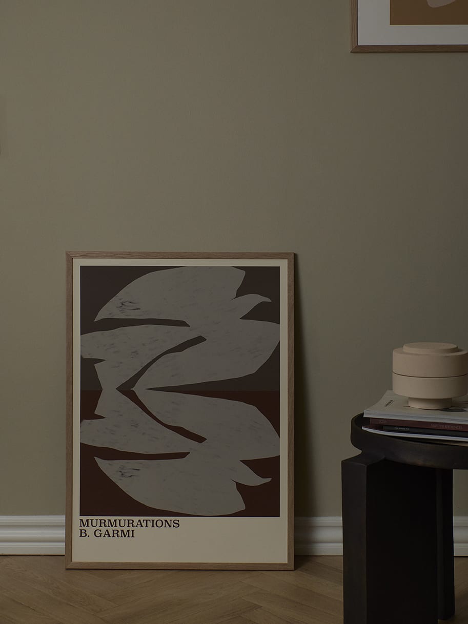 The Poster Club Murmurations Brown Poster 30x40 cm beige