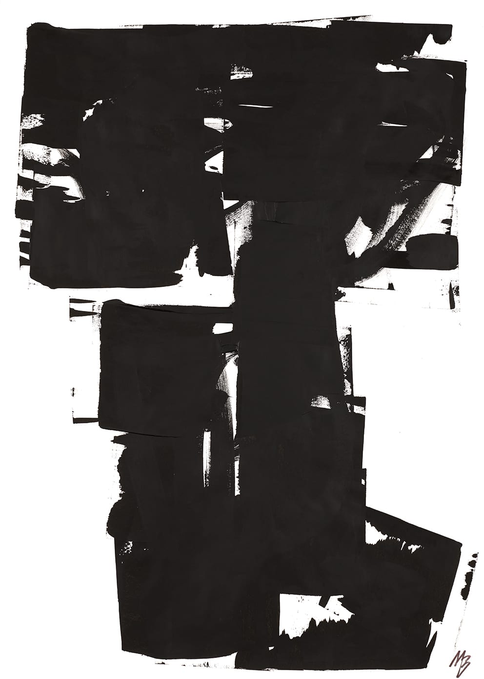 The Poster Club Art Prints Tree Study No 1 Poster 30x40 schwarz
