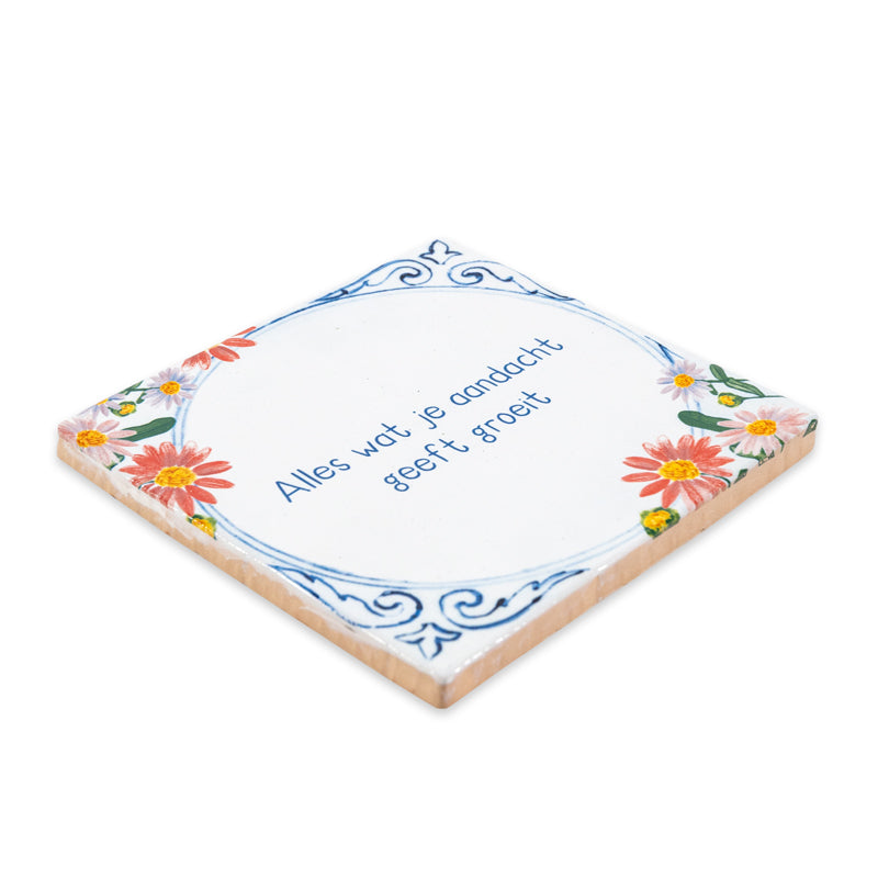 StoryTiles Delft Blue Floral Delft Blue Fliese 10x10 cm personalisiert