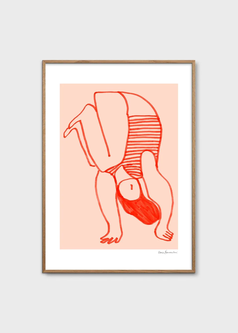 The Poster Club Upside Down Poster 30x40 cm figurativ