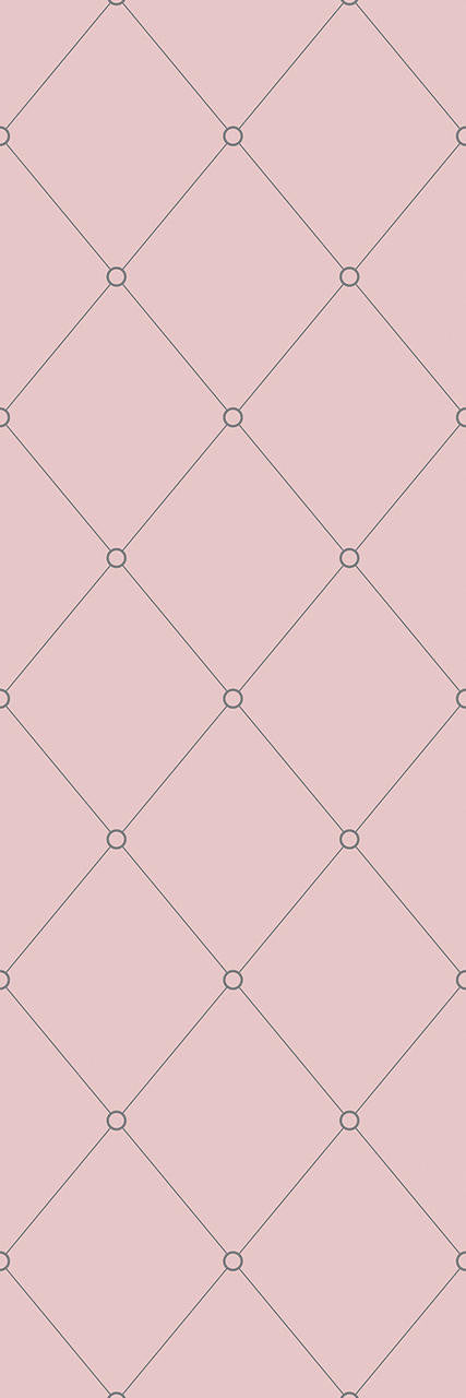 Mineheart Wallpaper Pink Grey Quilt Outline Tapete Muster Rosa