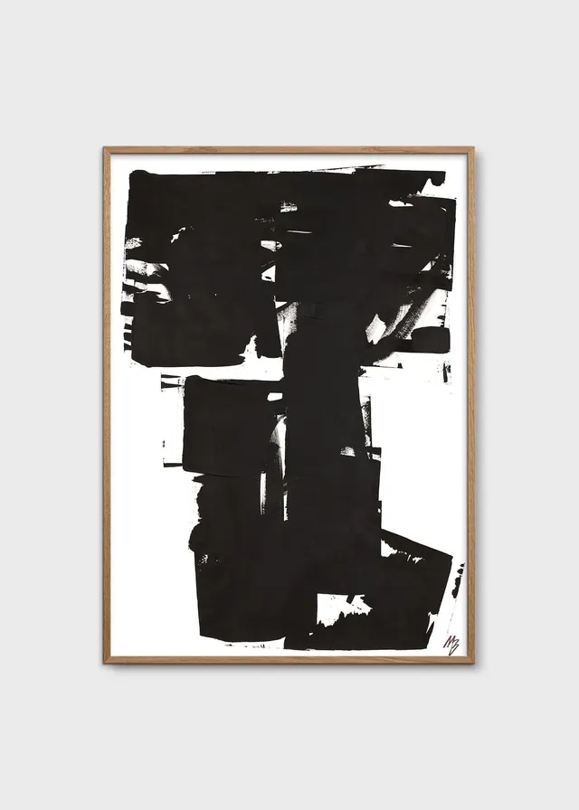The Poster Club Art Prints Tree Study No 1 Poster 30x40 schwarz