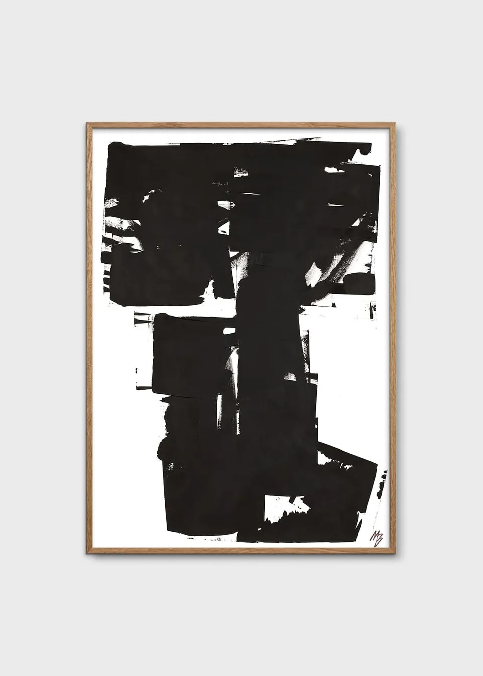 The Poster Club Art Prints Tree Study No 1 Poster 30x40 schwarz