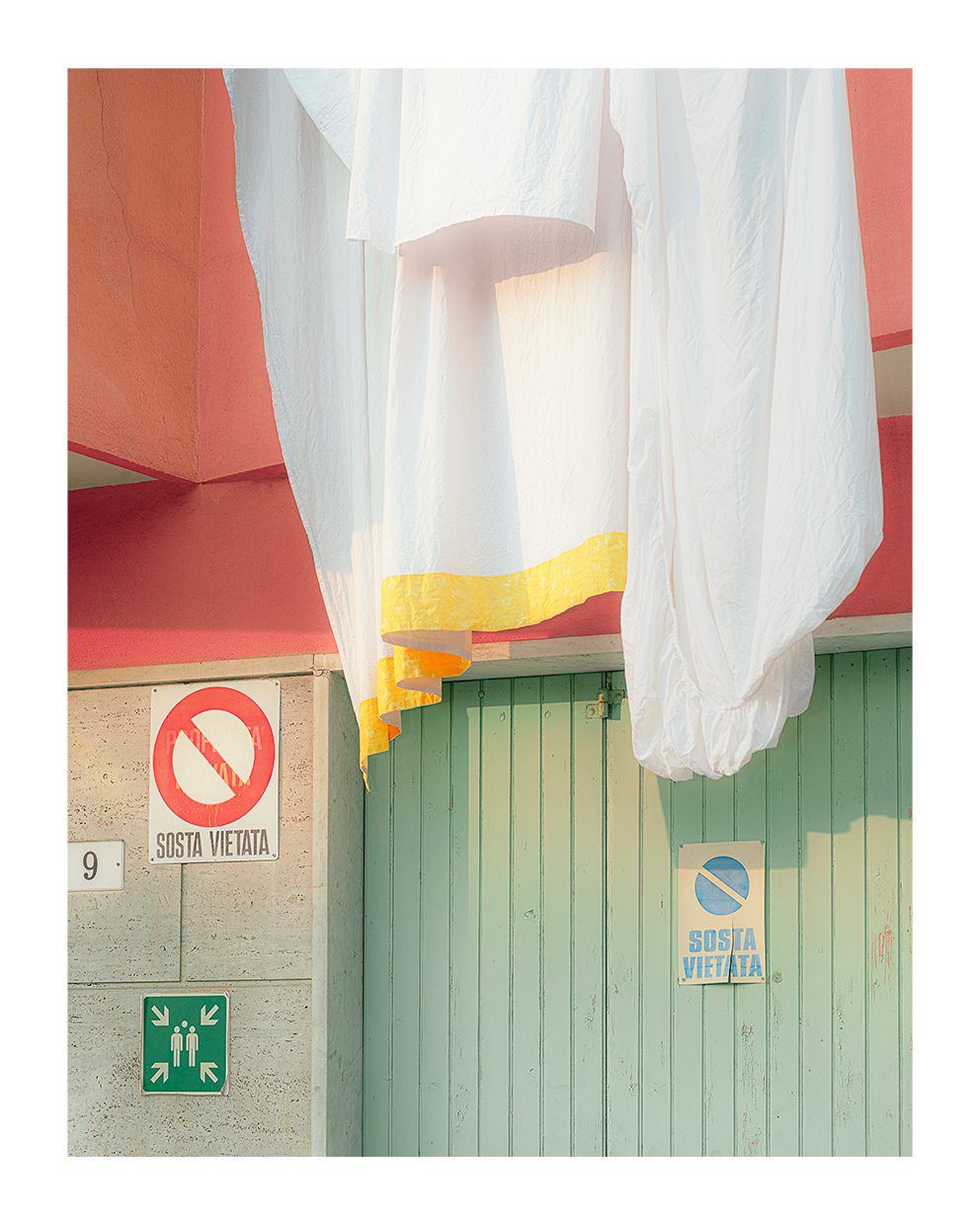 The Poster Club Camogli Kunstdruck 40x50 cm blau