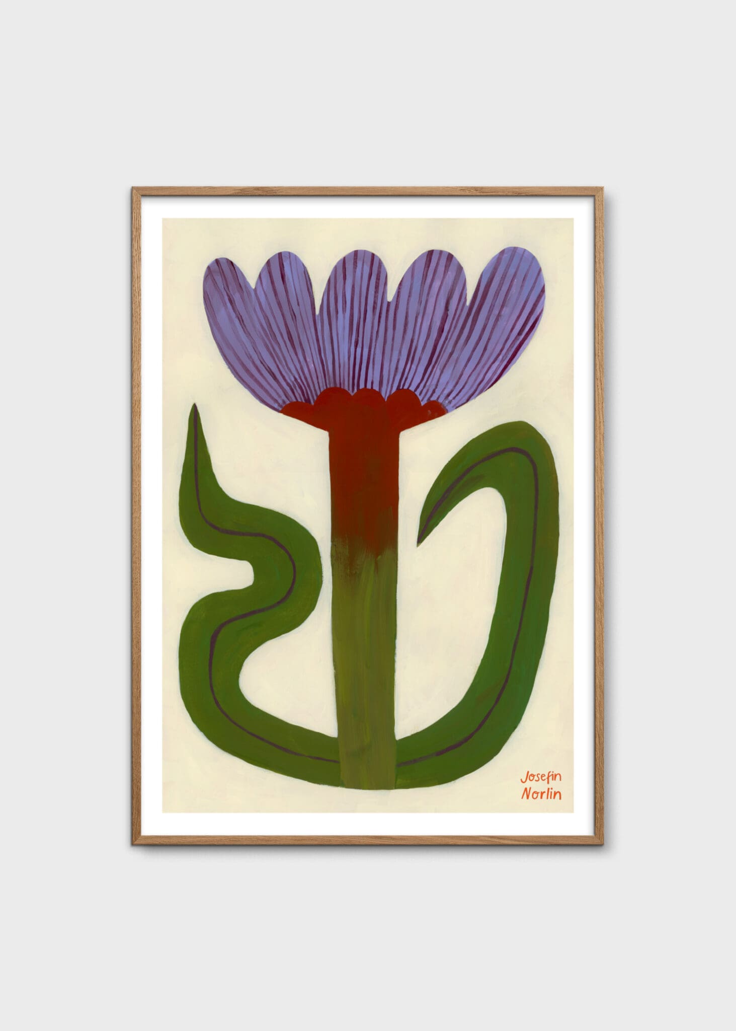 The Poster Club Jazzy Flower Poster 30x40 cm botanisch