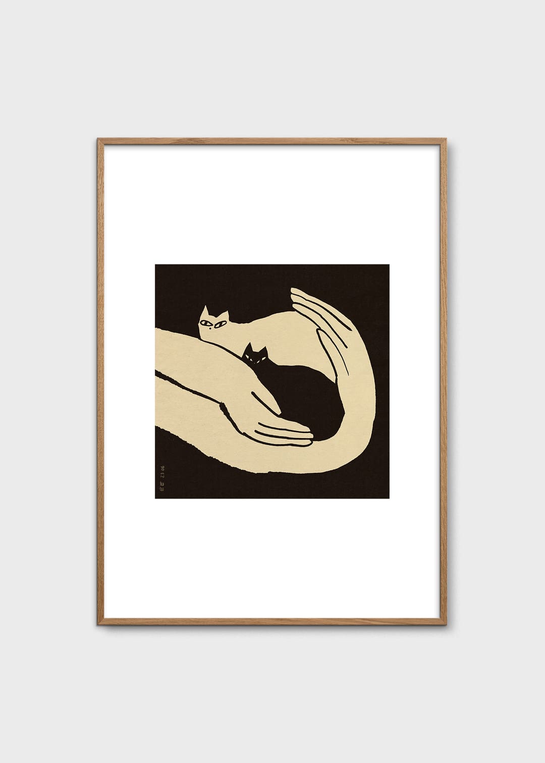 The Poster Club Kittens Poster 30x40 cm Katzen beige