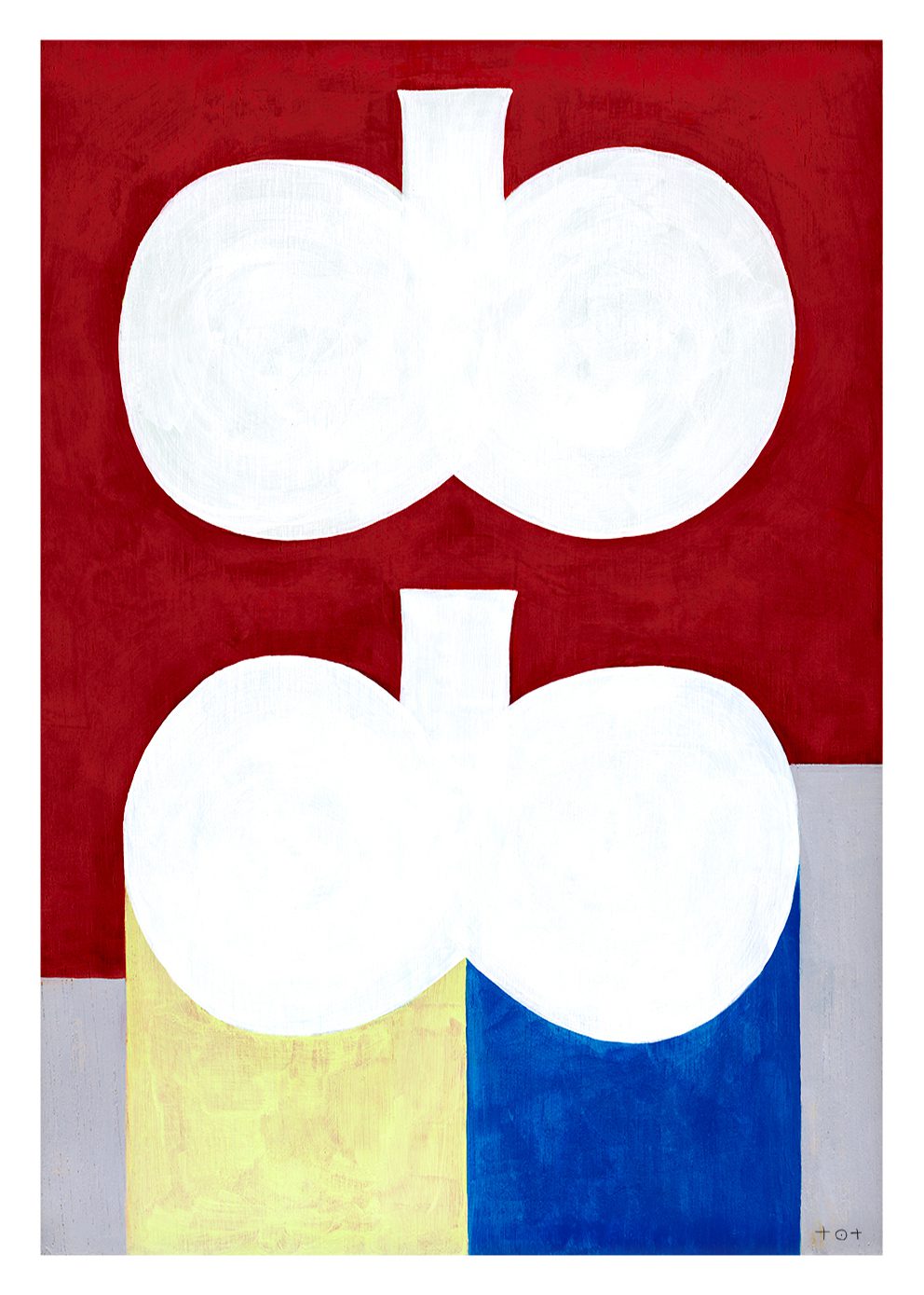 The Poster Club Fruit Stump Poster A4 bunt abstrakt