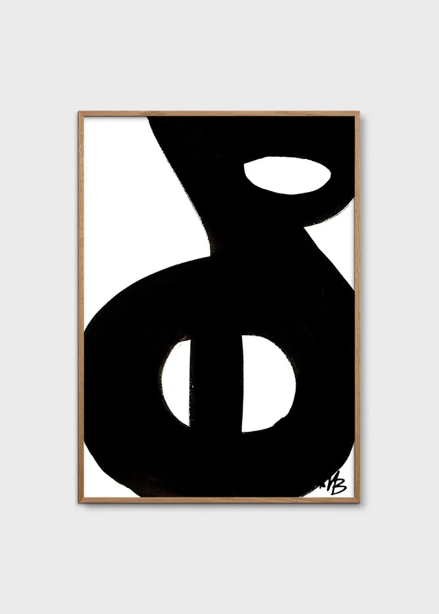 The Poster Club Art Prints No 01 Kunstdruck 30x40 cm schwarz