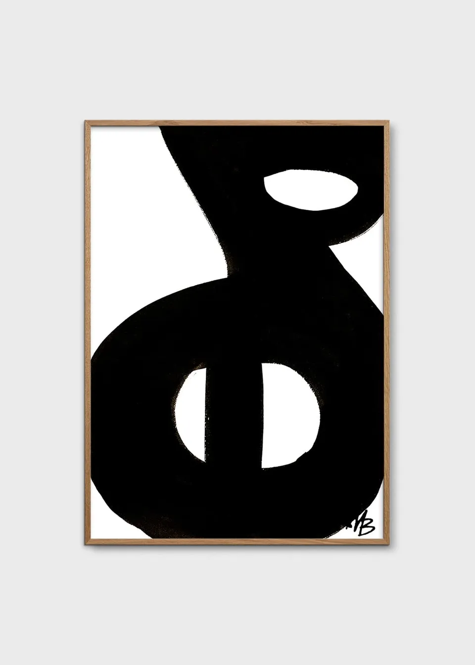 The Poster Club Art Prints No 01 Kunstdruck 30x40 cm schwarz