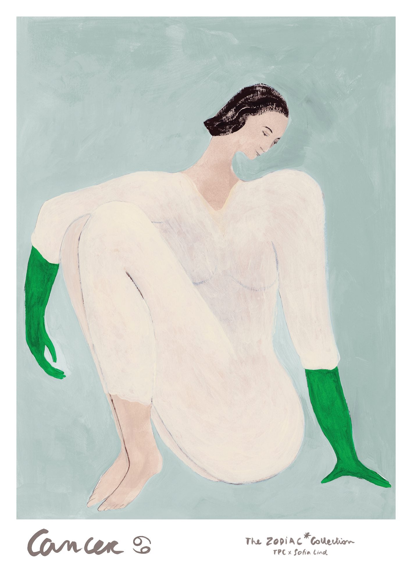 The Poster Club Art Prints Cancer Poster A4 Sternzeichen