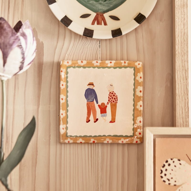 Storytiles Delft Blue Band voor het leven Wandfliese S 10x10