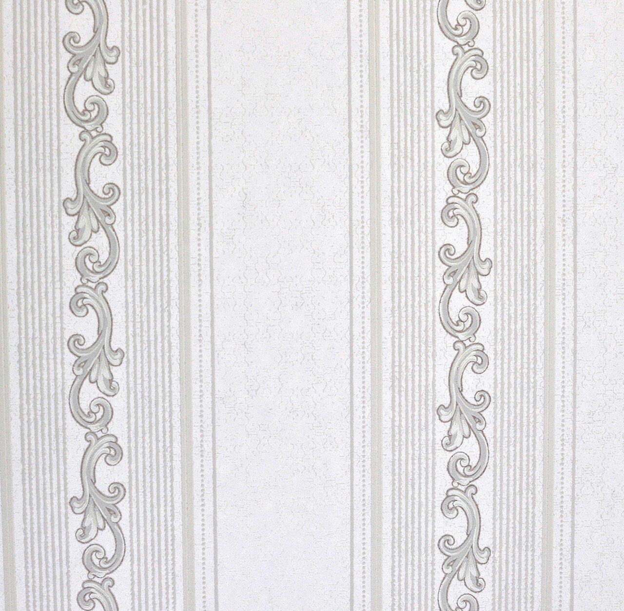 Mineheart Wallpaper Audley Tapete Warm White Streifen 53cm