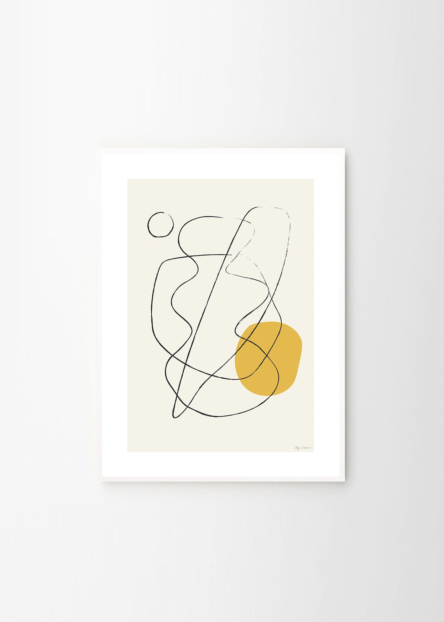 The Poster Club Art Prints NG 03 Poster 30x40 cm beige