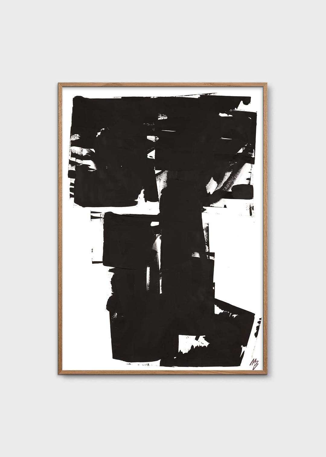The Poster Club Art Prints Tree Study No 1 Poster 30x40 schwarz