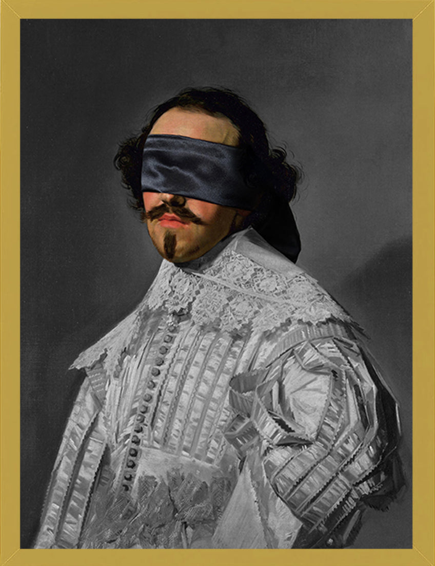 Mineheart Wall Art Blindfold 5 Leinwandbild 30x41cm Portrait