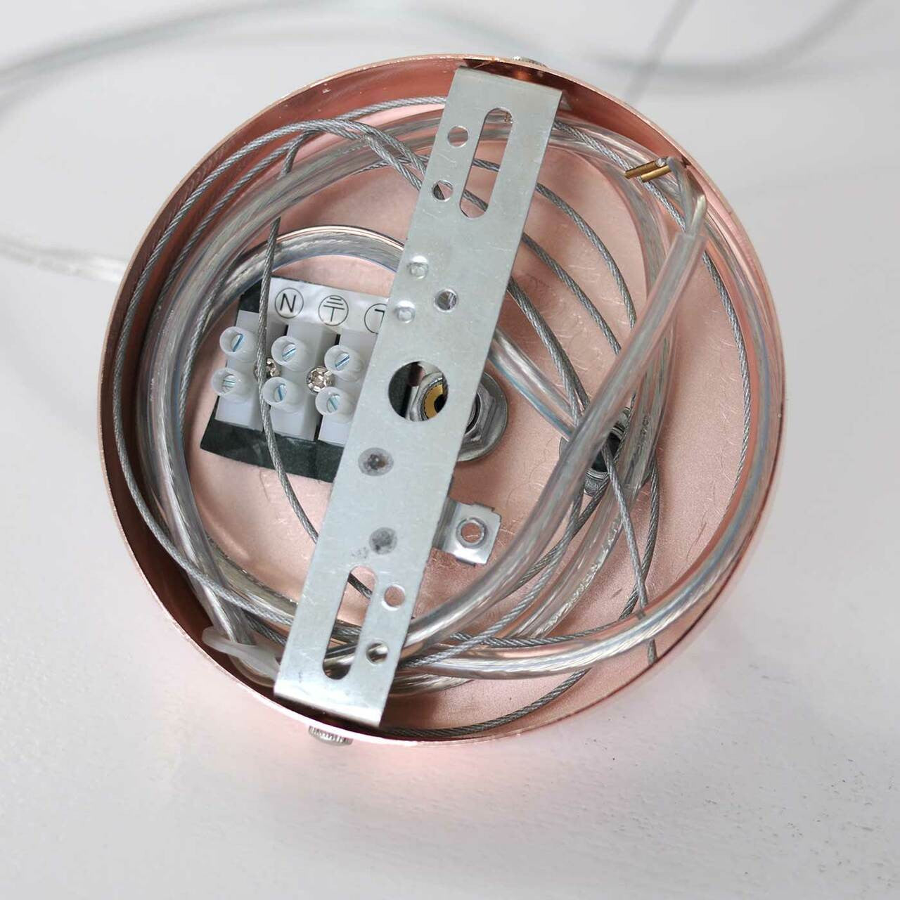 Mineheart Lighting Factory Pendelleuchte Glas Kupfer E27