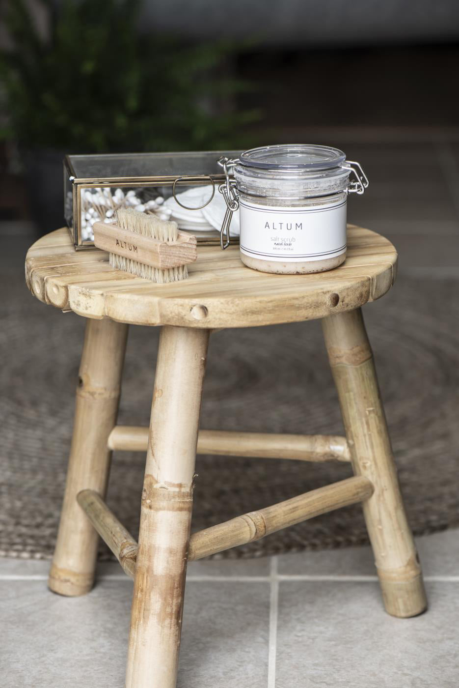 IB Laursen Altum Nagelbürste Holz 10cm 2er Set Naturhaar