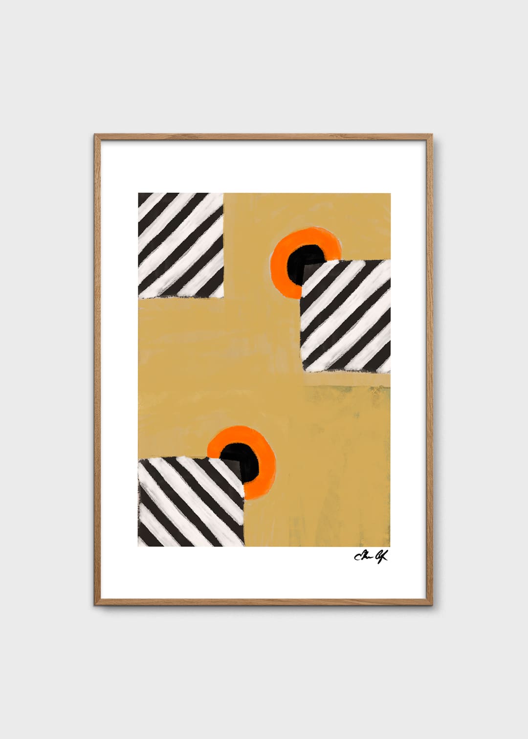 The Poster Club Skydd Kunstdruck A4 orange