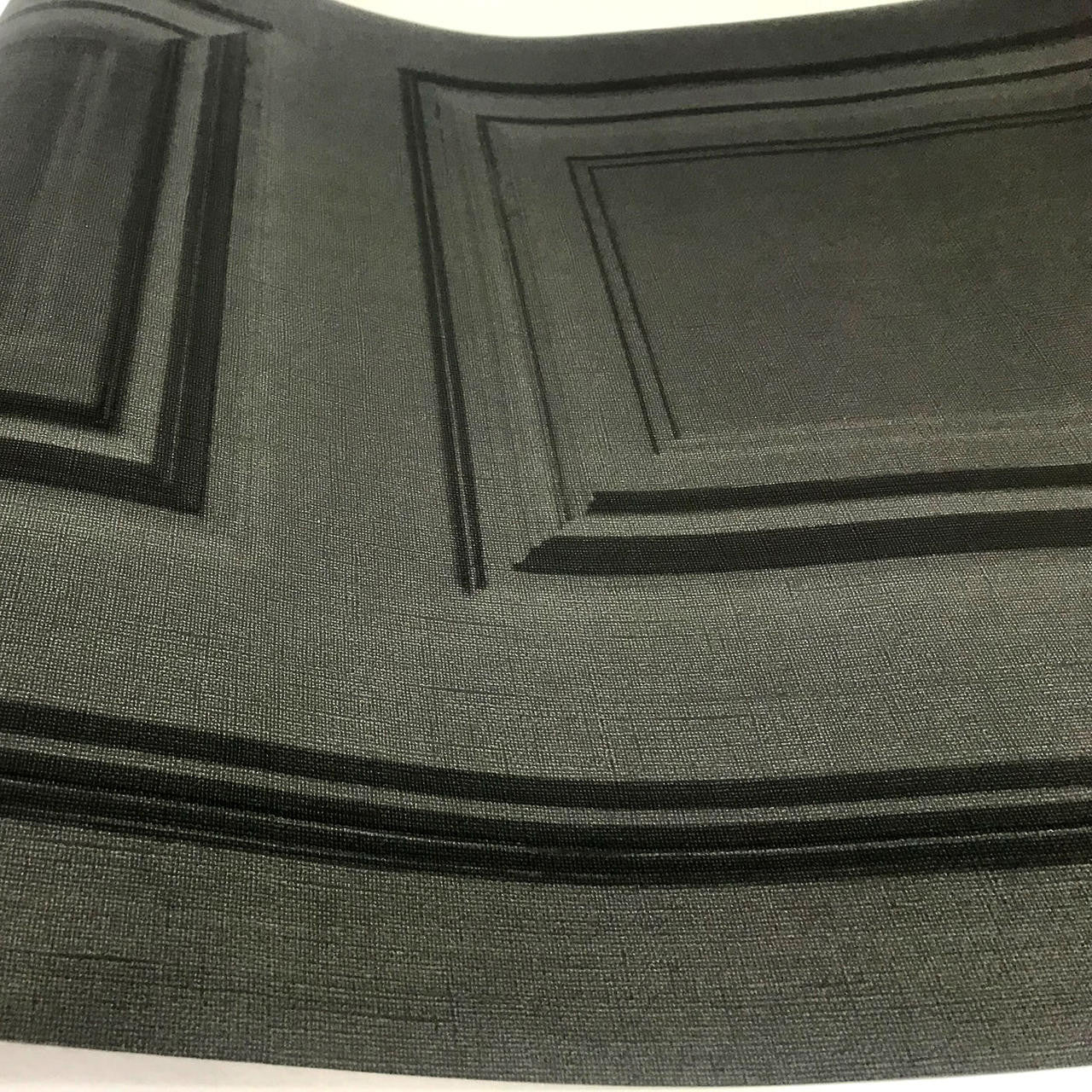 Mineheart Anthracite Panelling Tapete Rolle Paneel schwarz