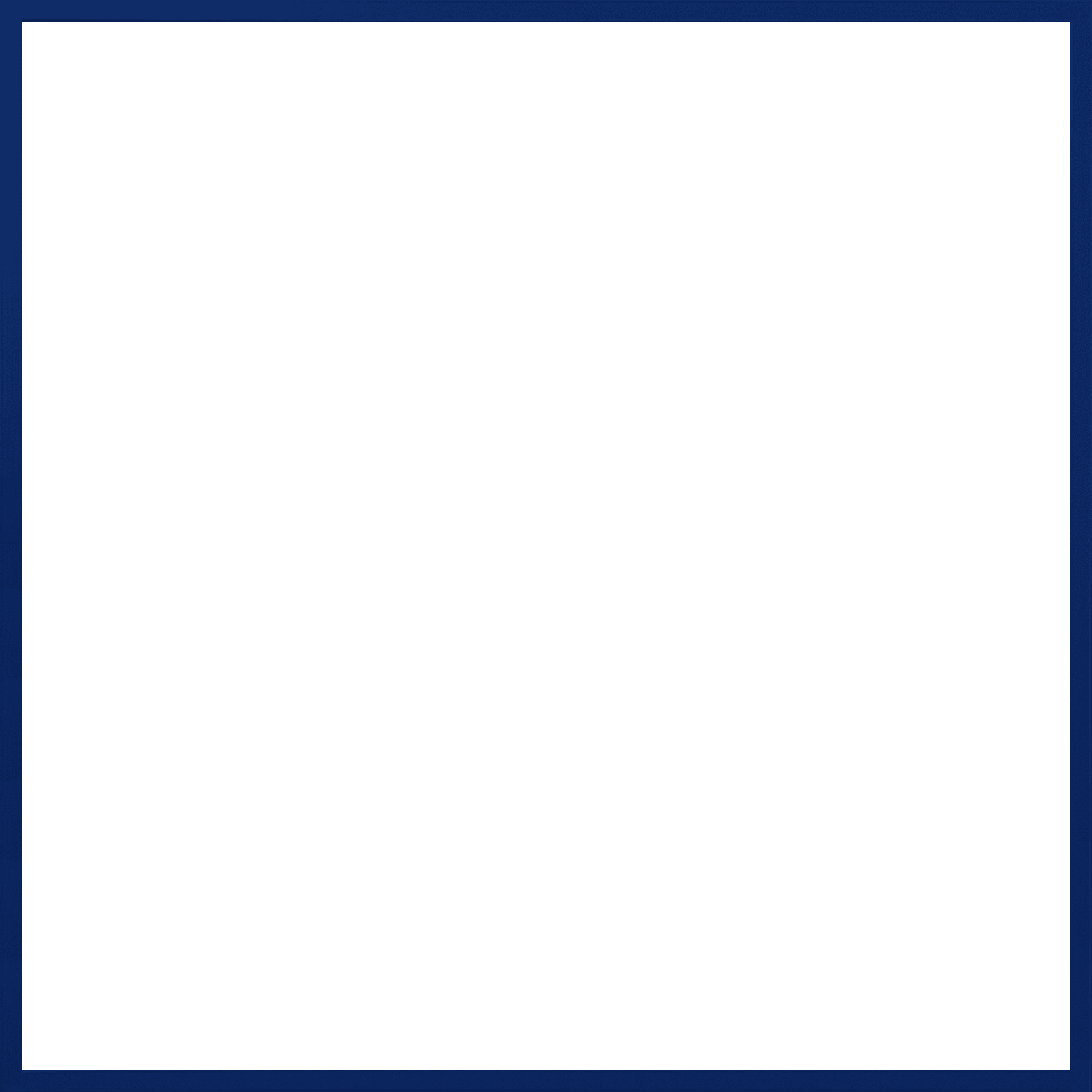 The Poster Club Frames Blue Wood Frame Bilderrahmen 30x40 blau