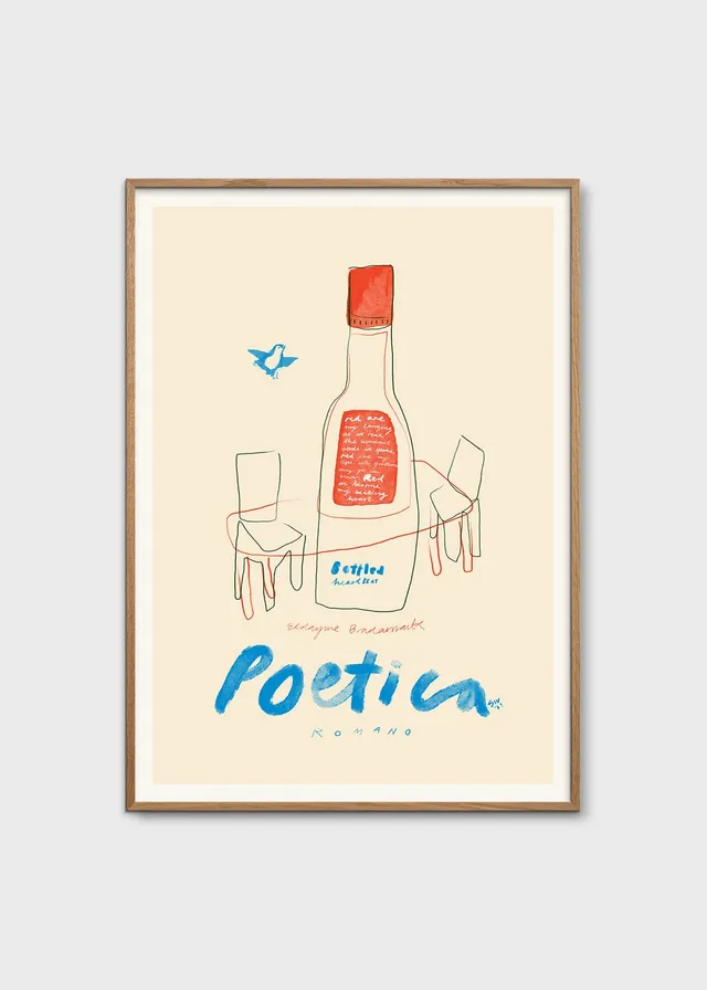 The Poster Club Poetica Poster 30x40 cm beige abstrakt