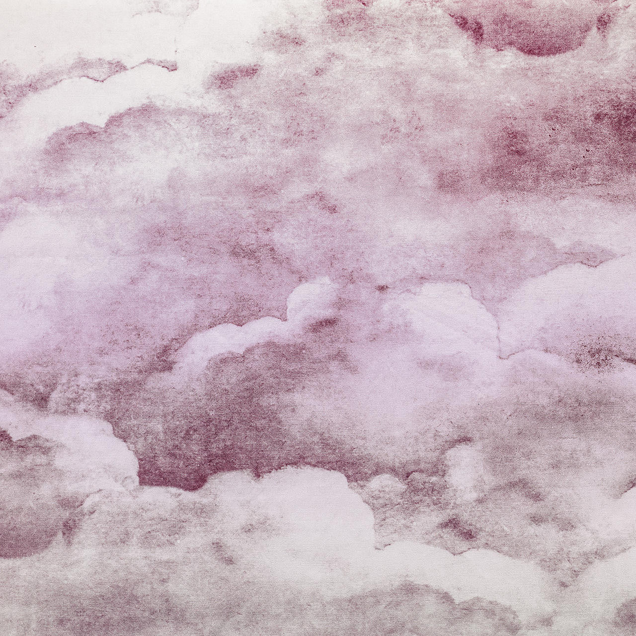 Mineheart Fashion Fabrics Dusty Pink Clouds Stoff Baumwolle
