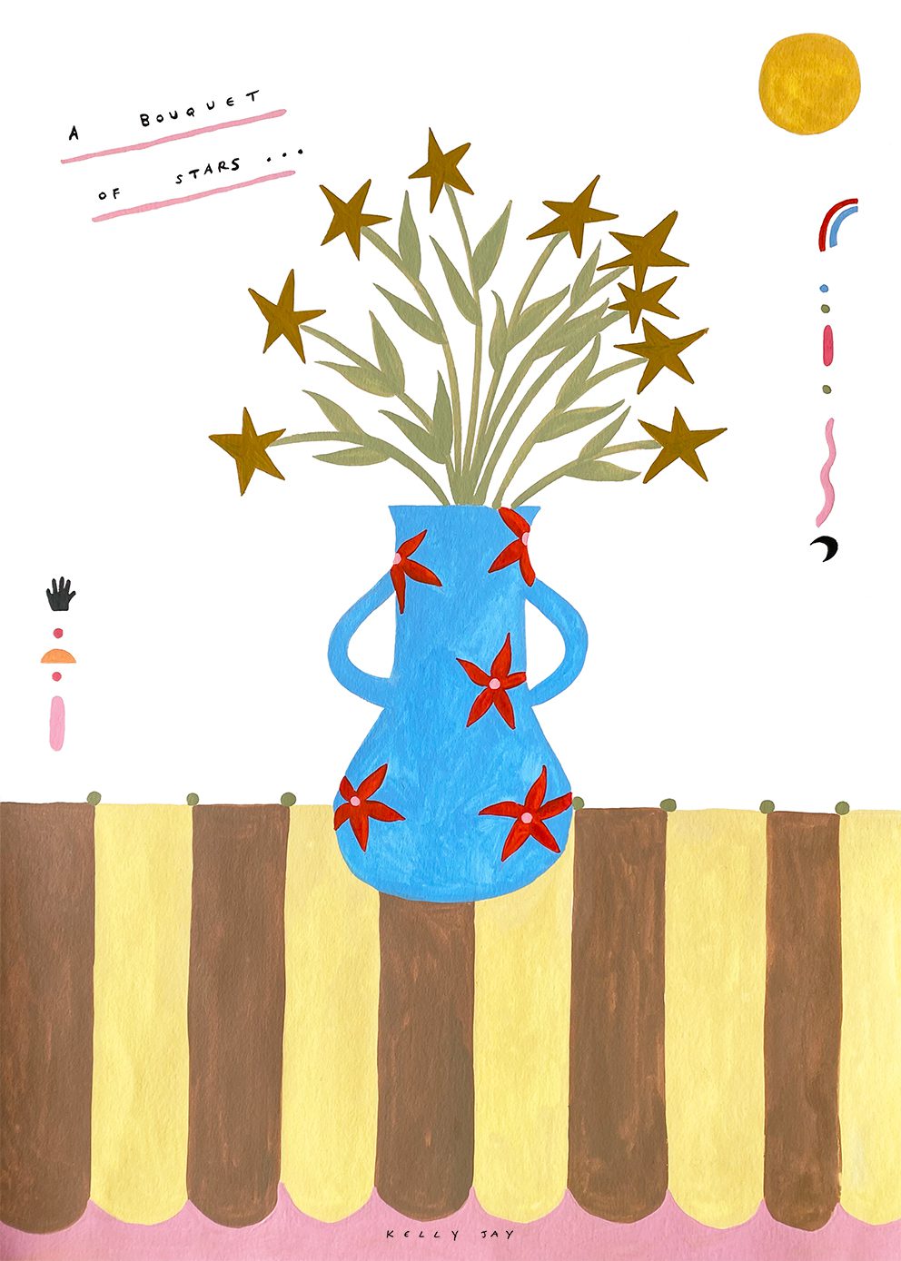 The Poster Club A Bouquet of Stars Poster 30x40 cm bunt