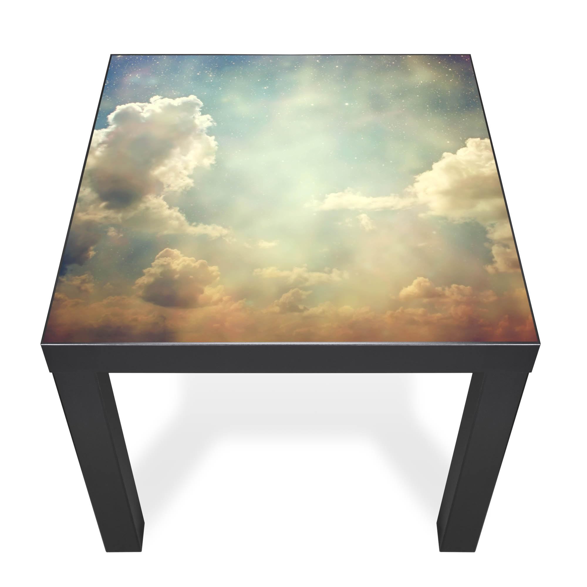 Banjado Möbelfolie Tischfolie Himmel Vintage 55x55 cm selbstklebend