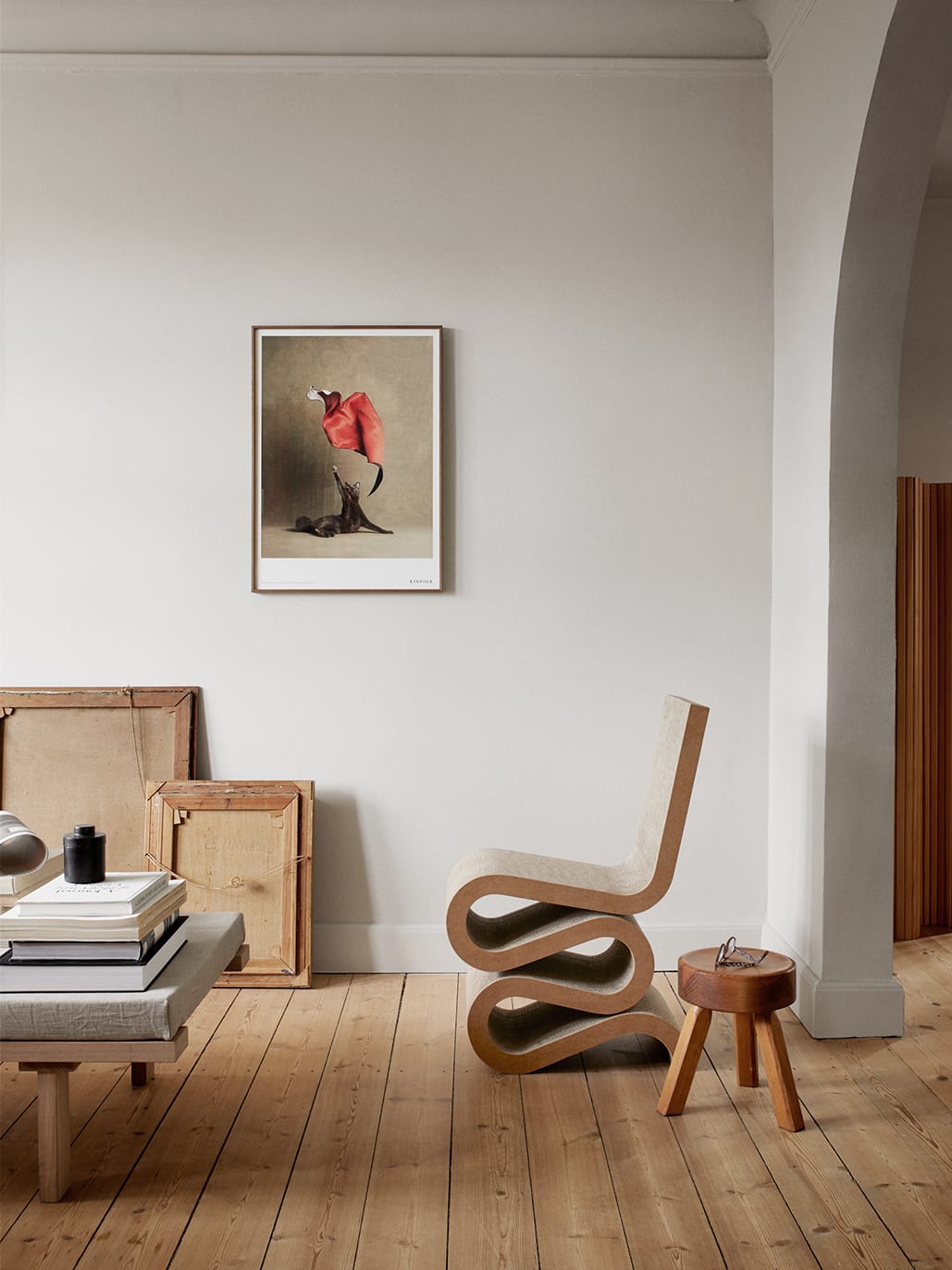The Poster Club Le Chat Chic Poster 50x70 cm Katzenmotiv