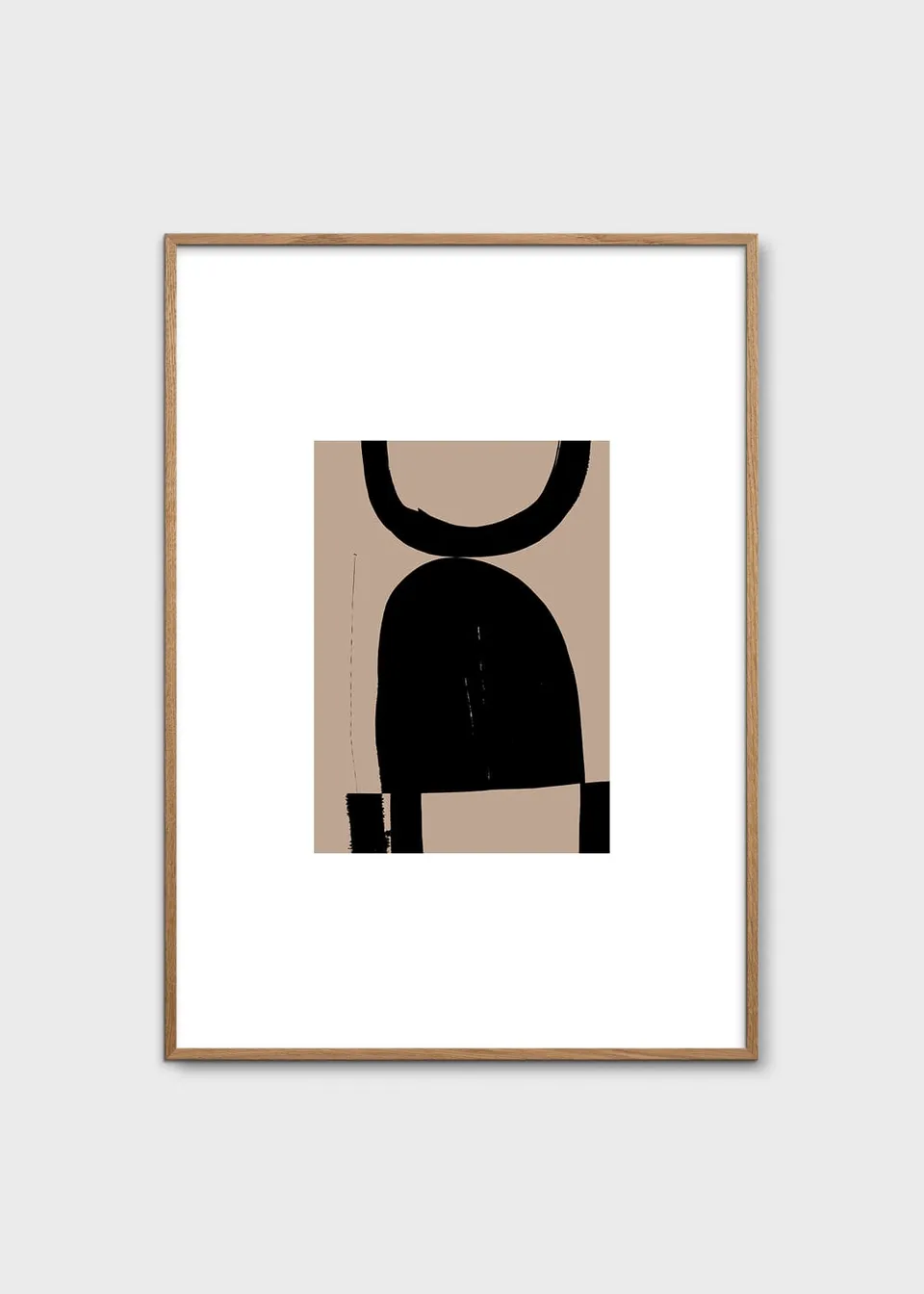 The Poster Club Black Toro Poster 30x40 cm schwarz