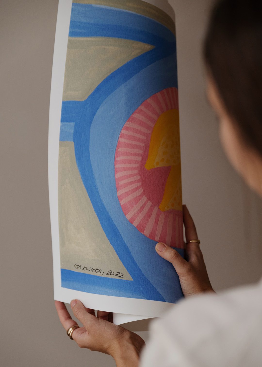The Poster Club New Lemons Poster A4 bunt pastell